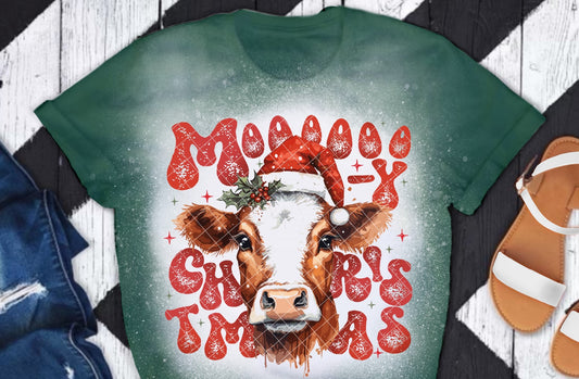 Mooooooy Christmas DTF Transfer 05672