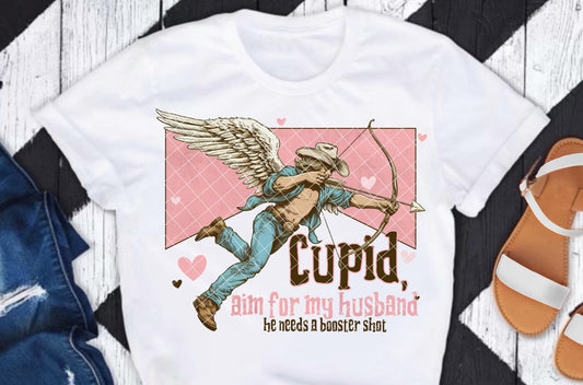 Cupid Aim for My Husband DTF Transfer 05609