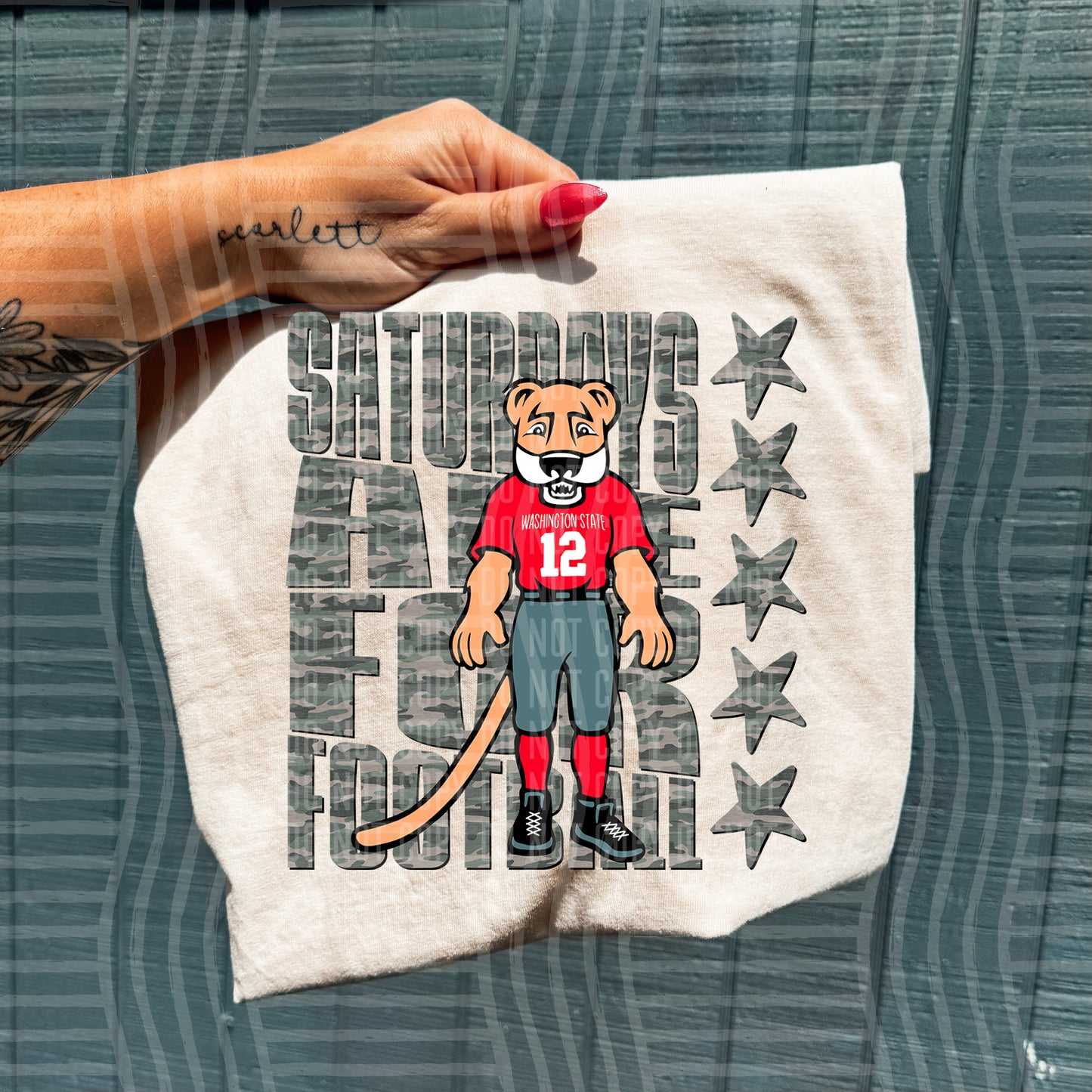 Camo Saturdays Are for College Football Teams (Choose Yours) 00611