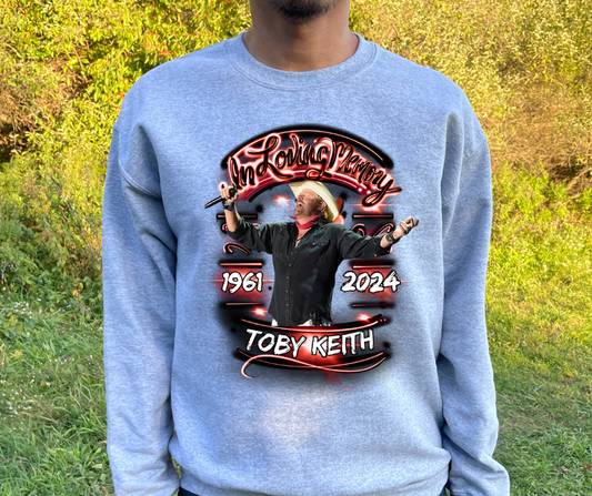 In Loving Memory Toby Keith DTF Transfer 05438