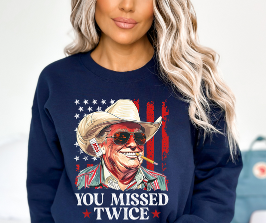 Trump You Missed Twice Flag 04603