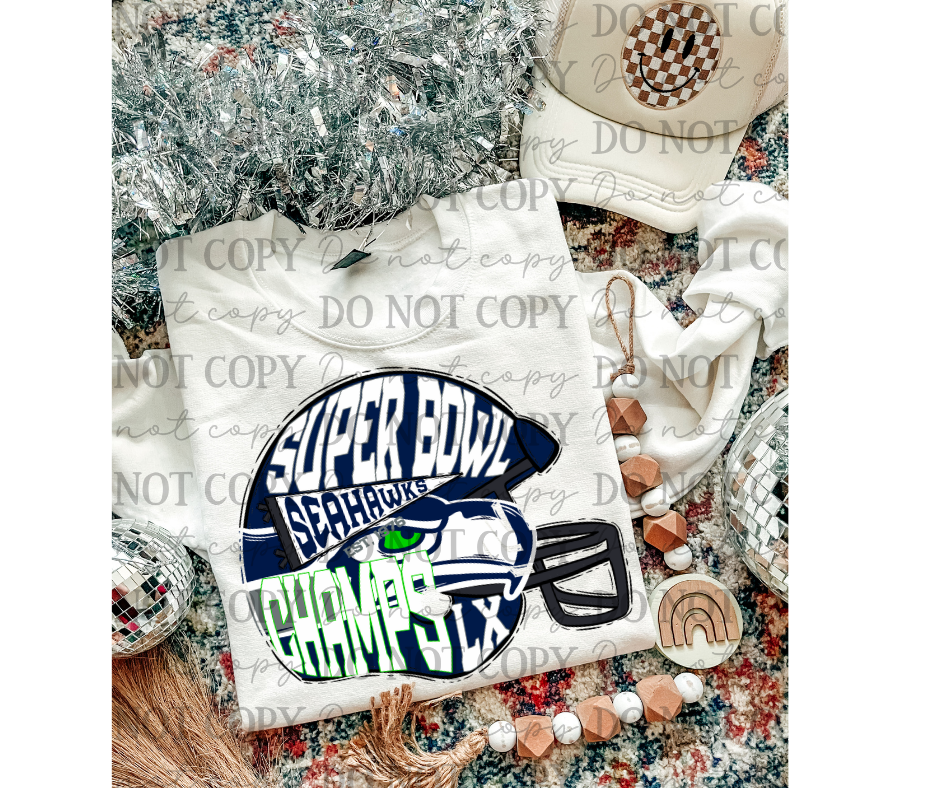 Seattle Seahawks SB Champs Big Helmet 07111