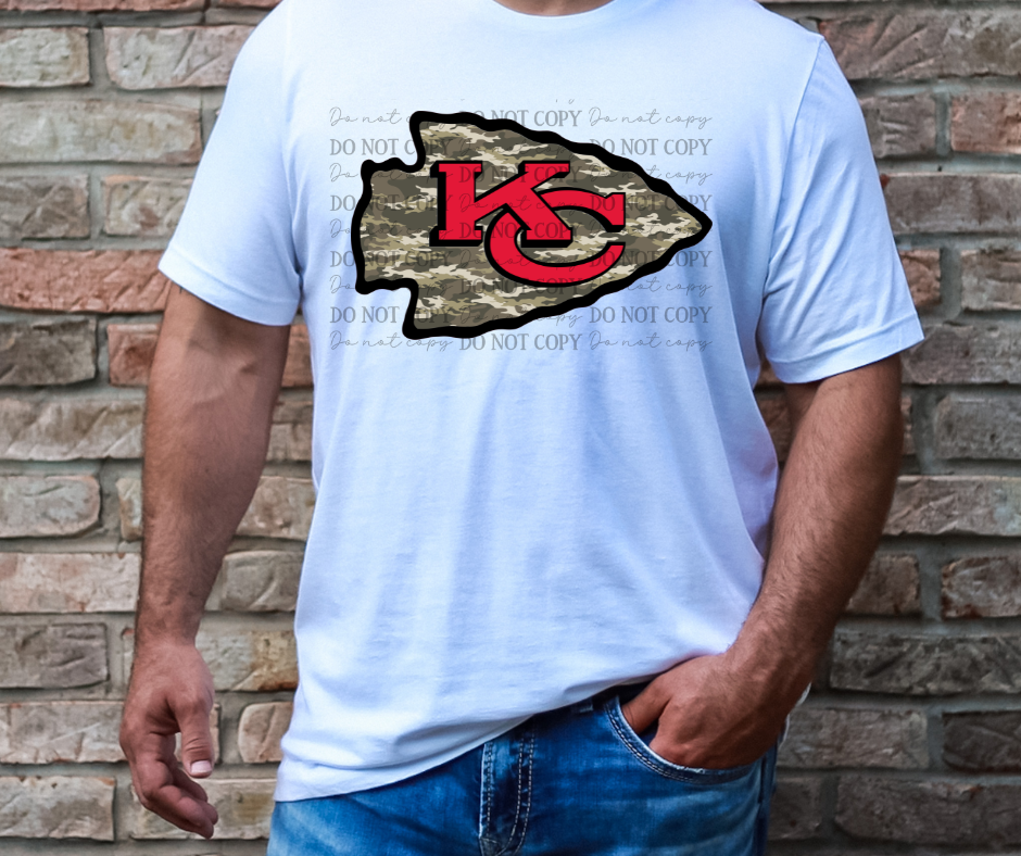 Kansas City Chiefs Camo Arrowhead 03496