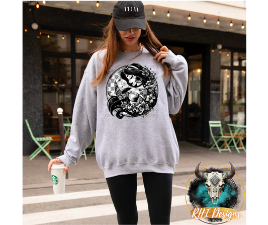 Grunge Jasmine DTF Transfer 05313