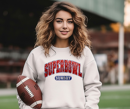 Faux Superbowl Sunday DTF Transfer 05483