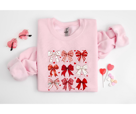 Valentine Coquette Bow Collage 04009