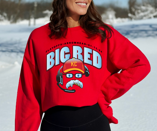 Big Red Frozen Andy Reid DTF Transfer 05508
