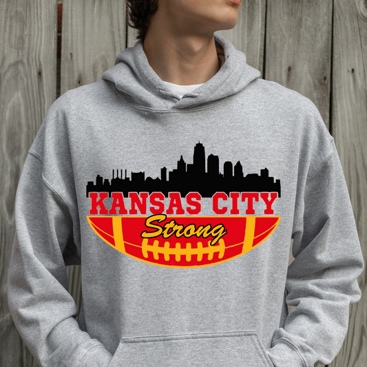 Kansas City Strong Football Skyline DTF Transfer 05406