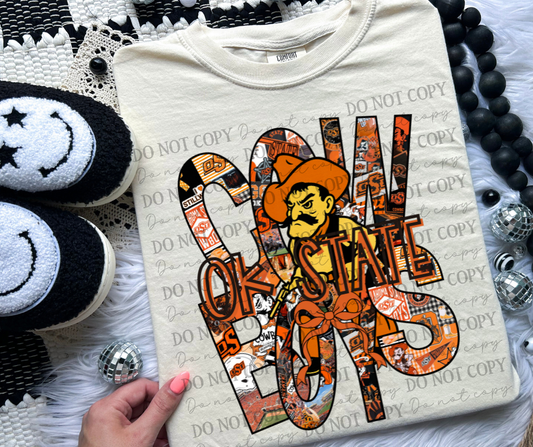 OK State Cowboys Retro Collage 06888