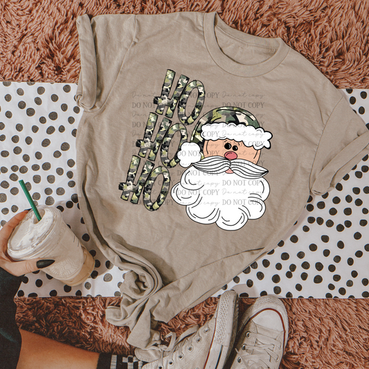 Camo Santa Ho Ho Ho 00833