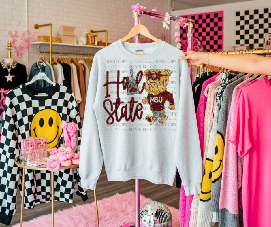 Sequin College Mascots (Choose Yours) 07262
