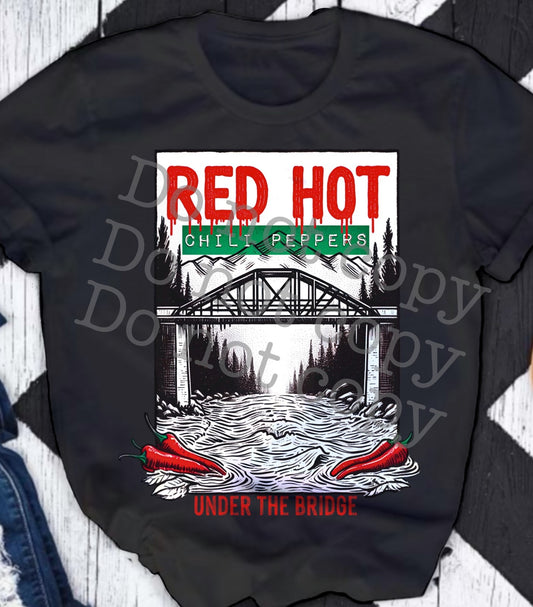 Red Hot Chili Peppers Under The Bridge DTF Transfer 05641