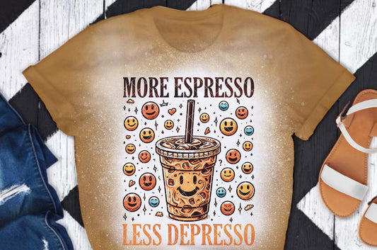 More Espresso Less Depresso DTF Transfer 05588