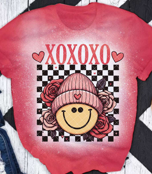 XOXOXO Retro Checkered DTF Transfer 05595