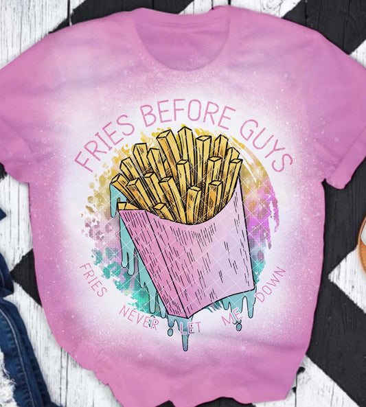 Fries Before Guys Pink DTF Transfer 05611