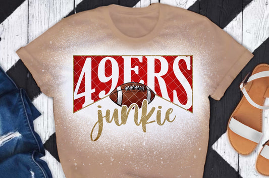 49ers Junkie DTF Transfer 05582