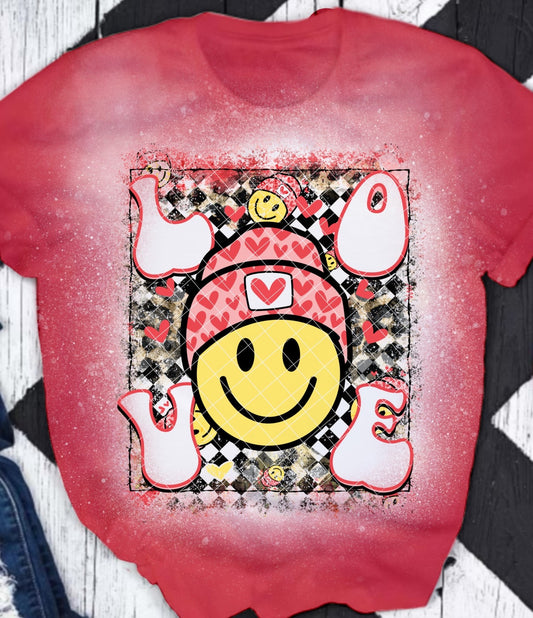 Love Smile Retro DTF Transfer 05594