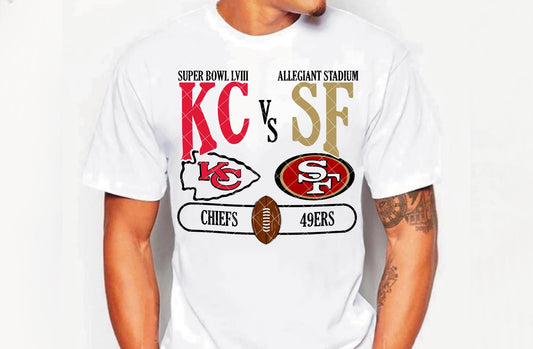 Chiefs vs. 49ers Superbowl LVIII DTF Transfer 05463