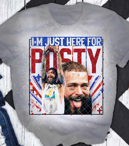 I'm Just Here for Posty DTF Transfer 05486