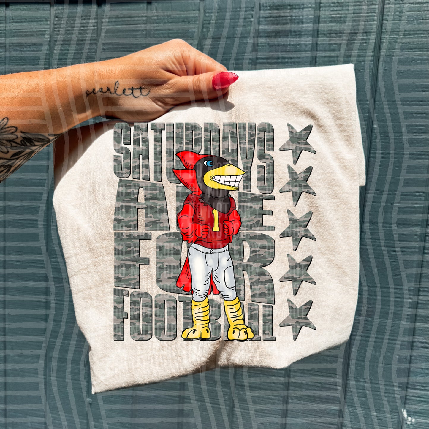 Camo Saturdays Are for College Football Teams (Choose Yours) 00611