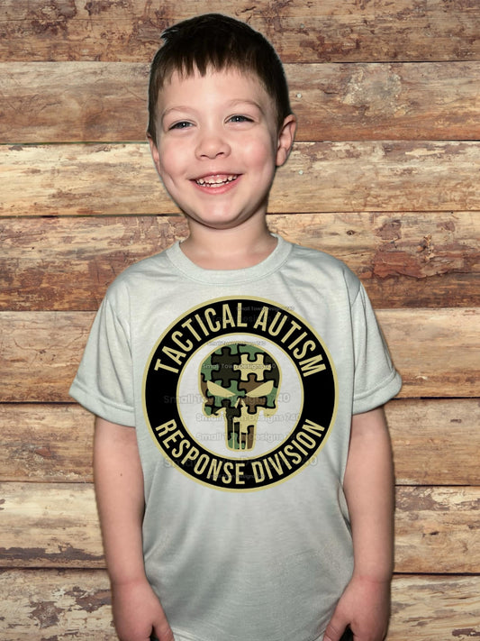 Camo Tactical Autism Division DTF Transfer 05326