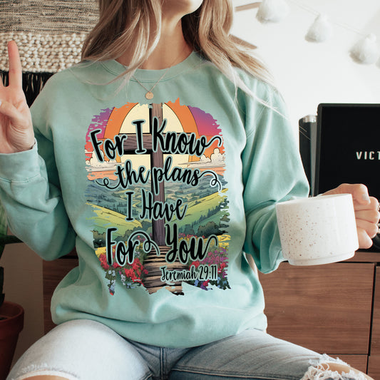 For I Know the Plans I Have for You DTF Transfer 05293
