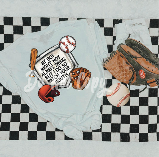 My Boy Might Not Swing DTF Transfer 05239