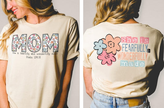 Floral Mom (and Others) FRONT ONLY DTF Transfer 05225