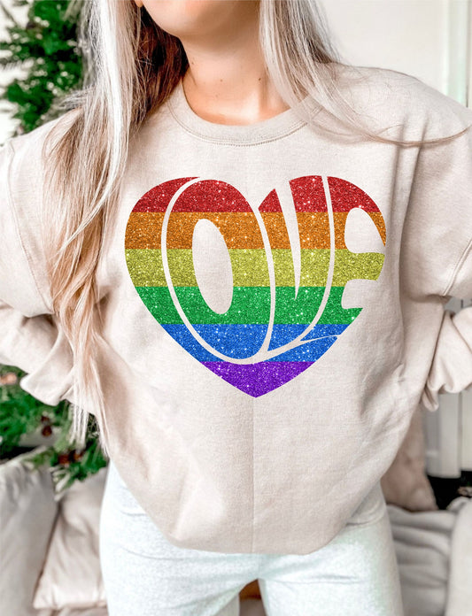 Love Rainbow Heart 05049