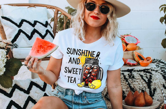 Sunshine And Sweet Tea DTF Transfer 03809