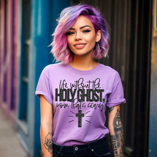 Life Without The Holy Ghost Now That’s Scary Faux Embroidery Sequin 04939