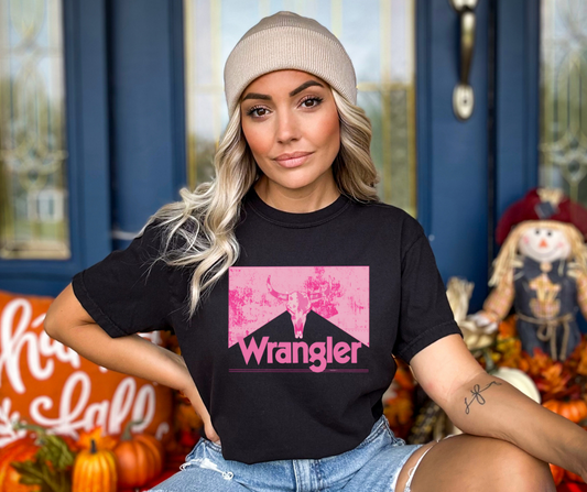 Pink Wrangler DTF Transfer 05958