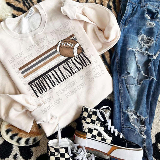 Football Season Stripes 04845