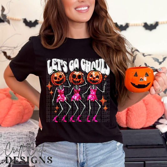 Faux Let's Go Ghouls Skellies 04830