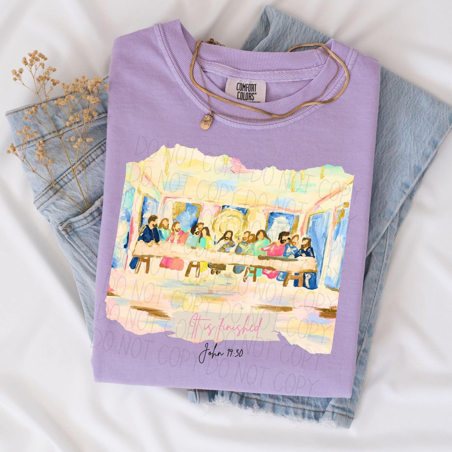 Watercolor The Last Supper 04803