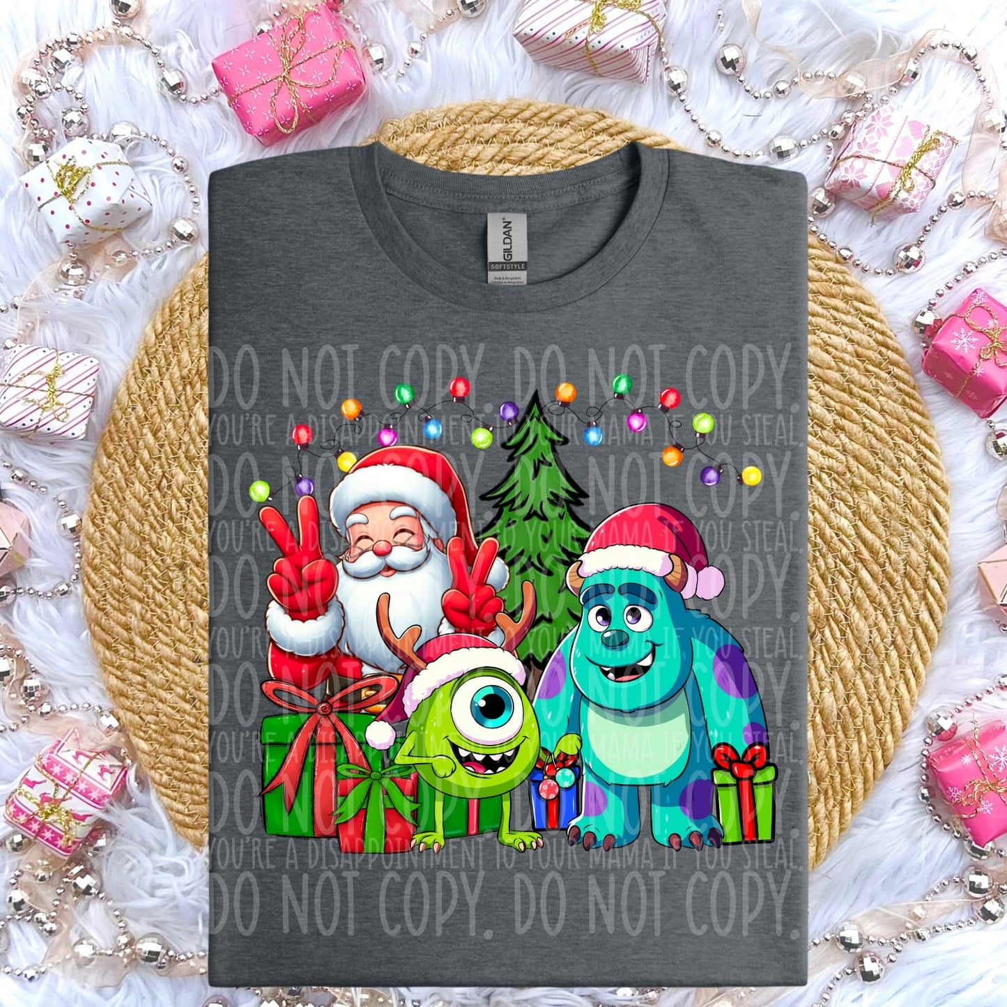 Santa with Cartoon Characters (Choose Yours) 04510