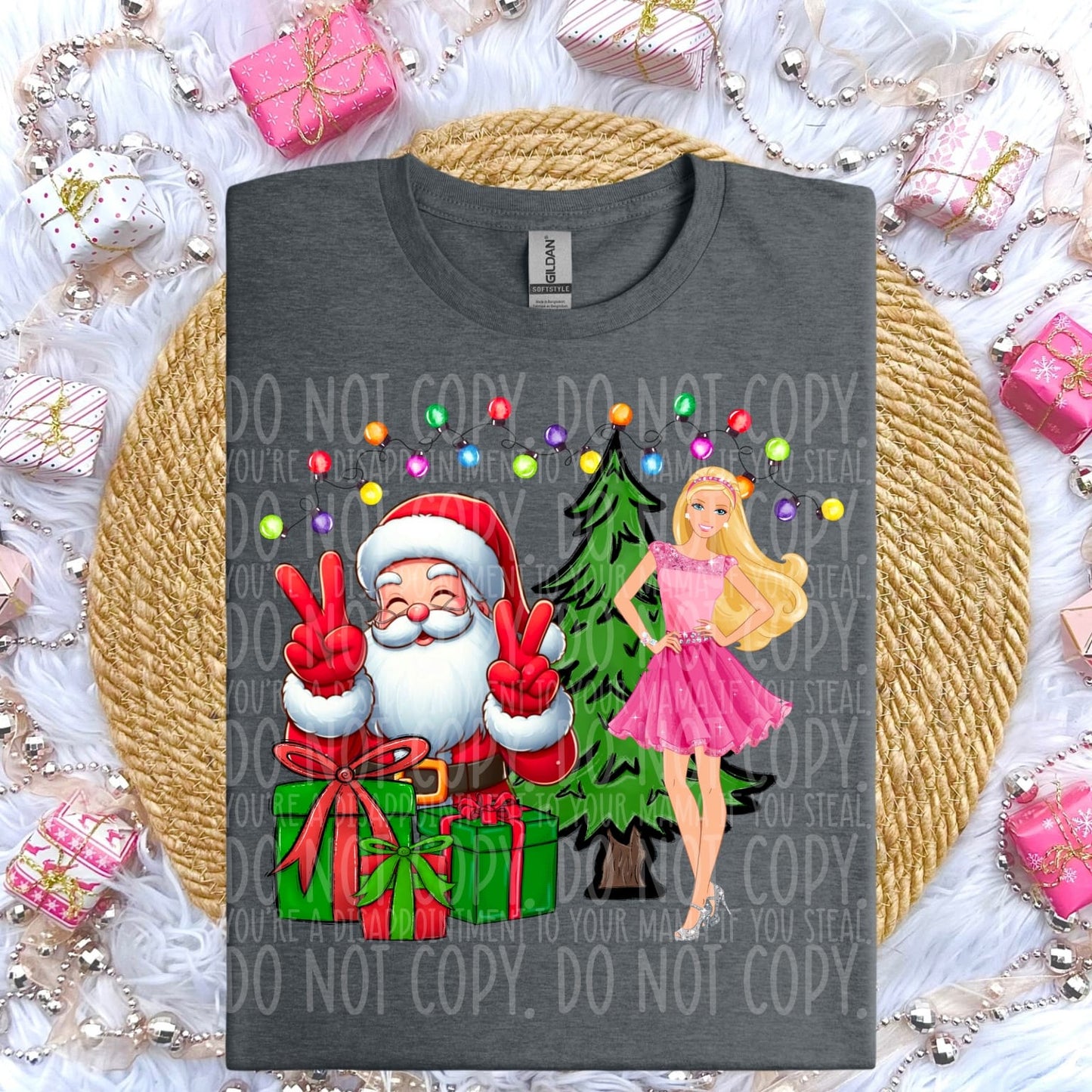 Santa with Cartoon Characters (Choose Yours) 04510