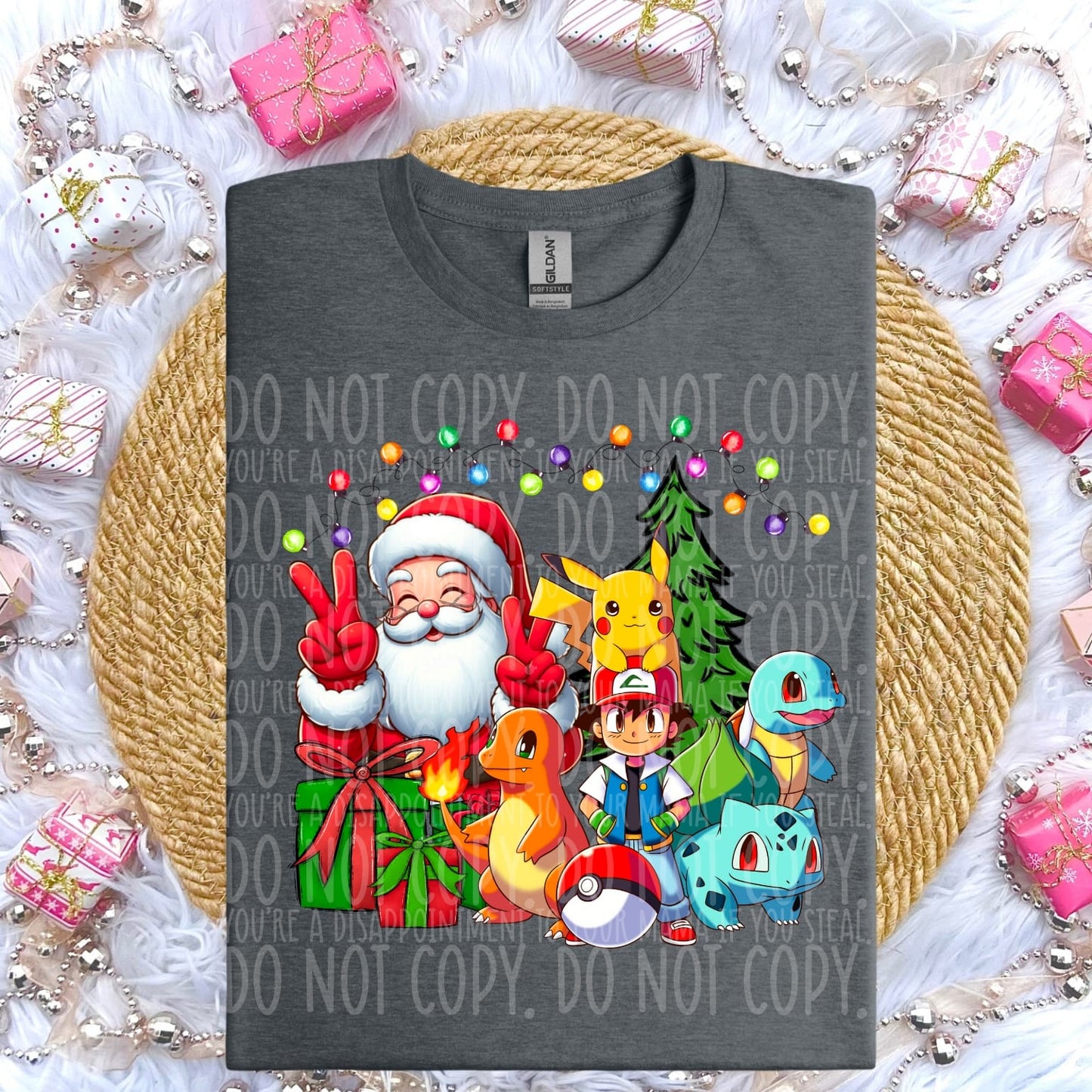 Santa with Cartoon Characters (Choose Yours) 04510