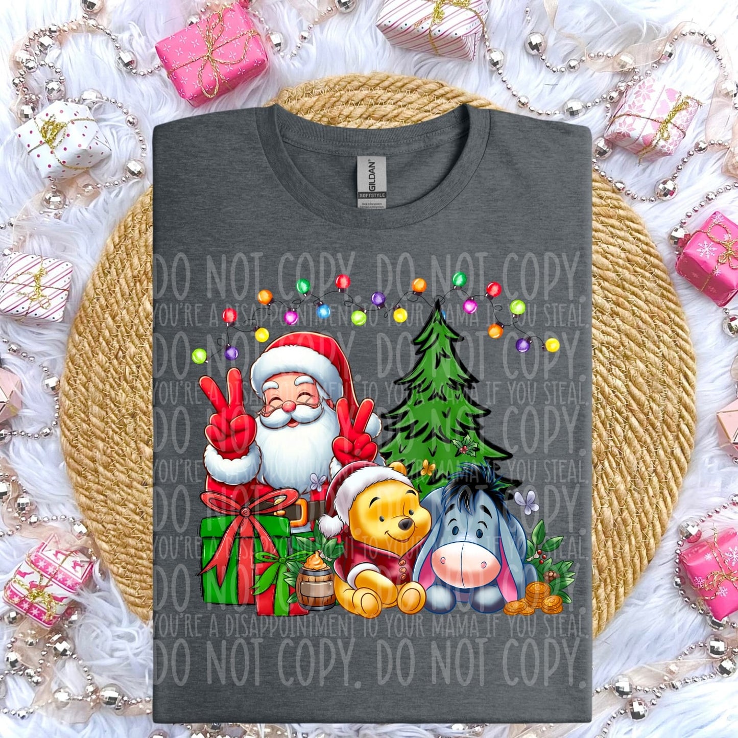 Santa with Cartoon Characters (Choose Yours) 04510