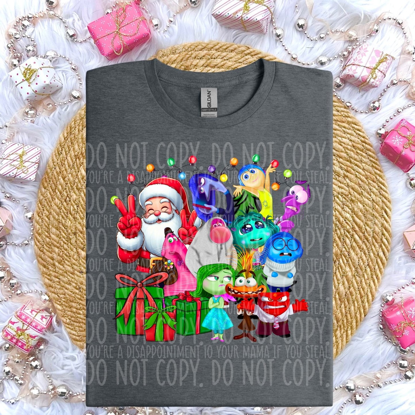 Santa with Cartoon Characters (Choose Yours) 04510