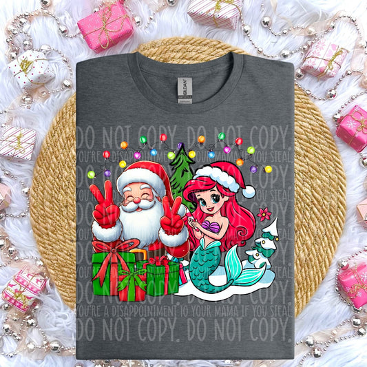 Santa with Cartoon Characters (Choose Yours) 04510