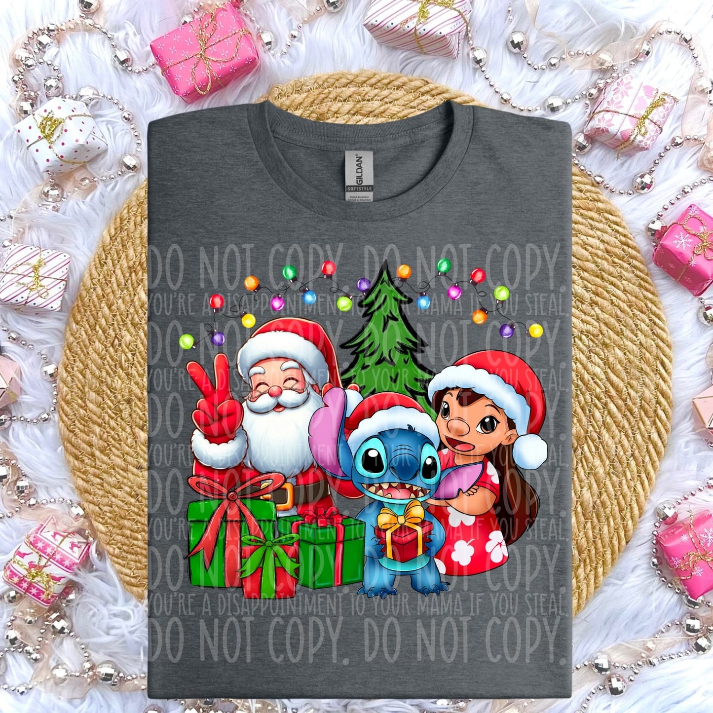 Santa with Cartoon Characters (Choose Yours) 04510