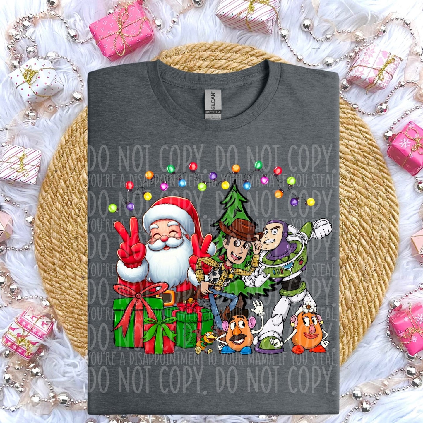 Santa with Cartoon Characters (Choose Yours) 04510