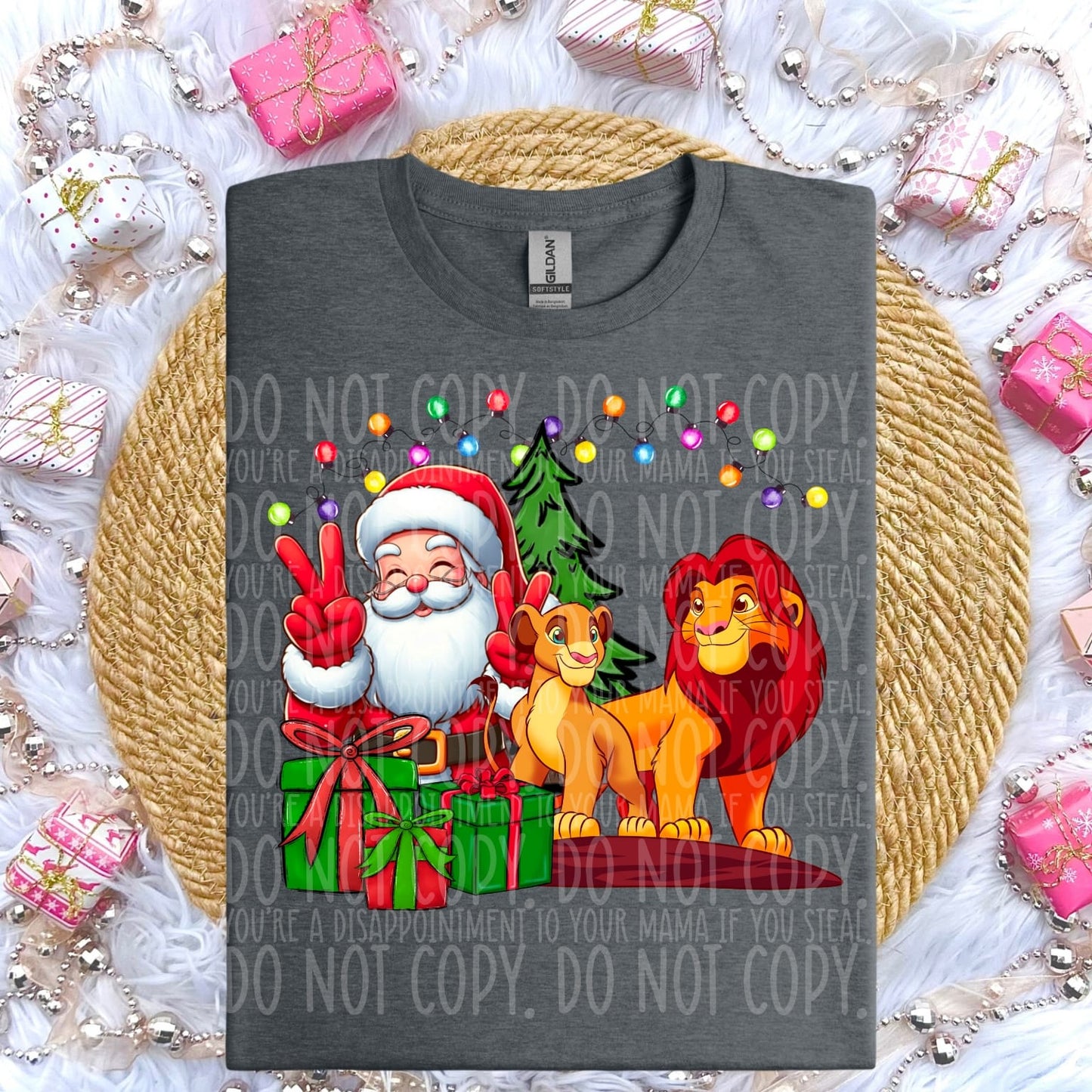 Santa with Cartoon Characters (Choose Yours) 04510