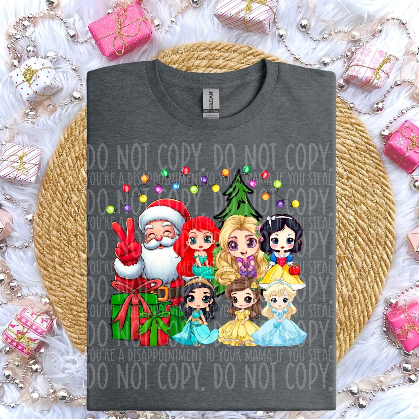 Santa with Cartoon Characters (Choose Yours) 04510