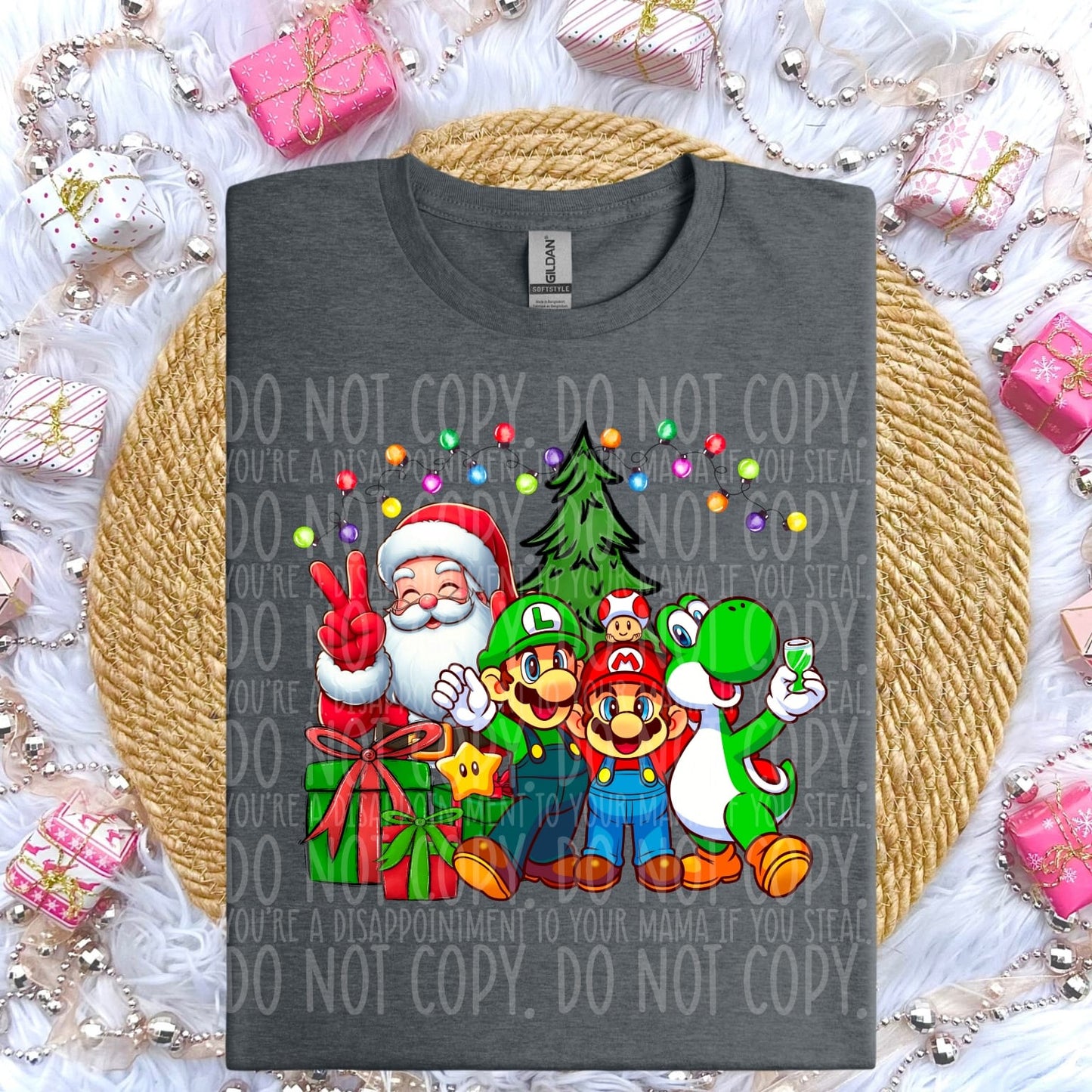 Santa with Cartoon Characters (Choose Yours) 04510