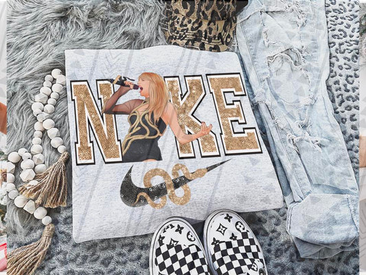Gold and Black Swoosh Swift 04257