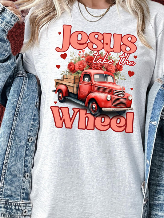 Jesus Take The Wheel DTF Transfer 03755