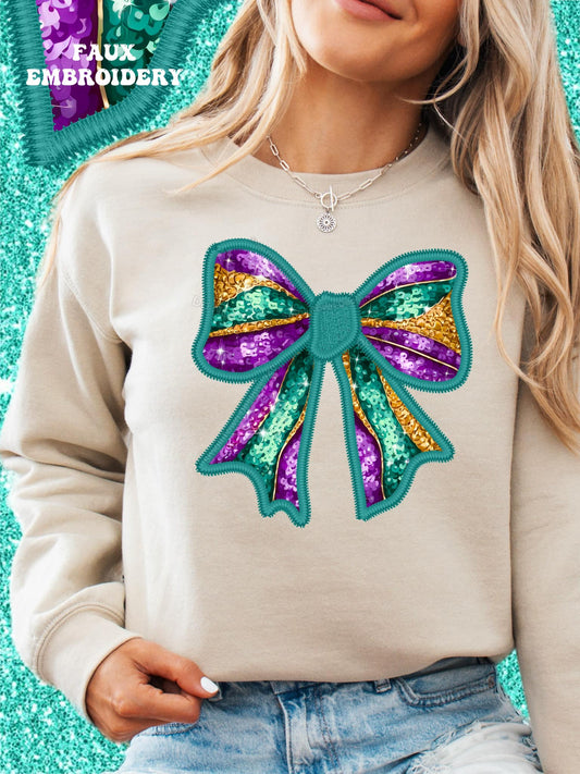 Faux Bow DTF Transfer 03745
