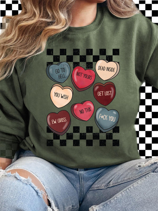 You Wish Hearts DTF Transfer 03743